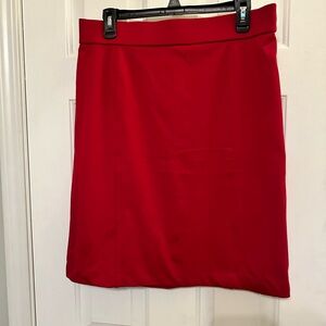 Counterparts Medium Red Skirt NWOT